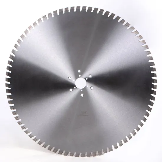 Pattern Segment Laser Welded Wall Saw Blade for Reinforced Concrete Cutting